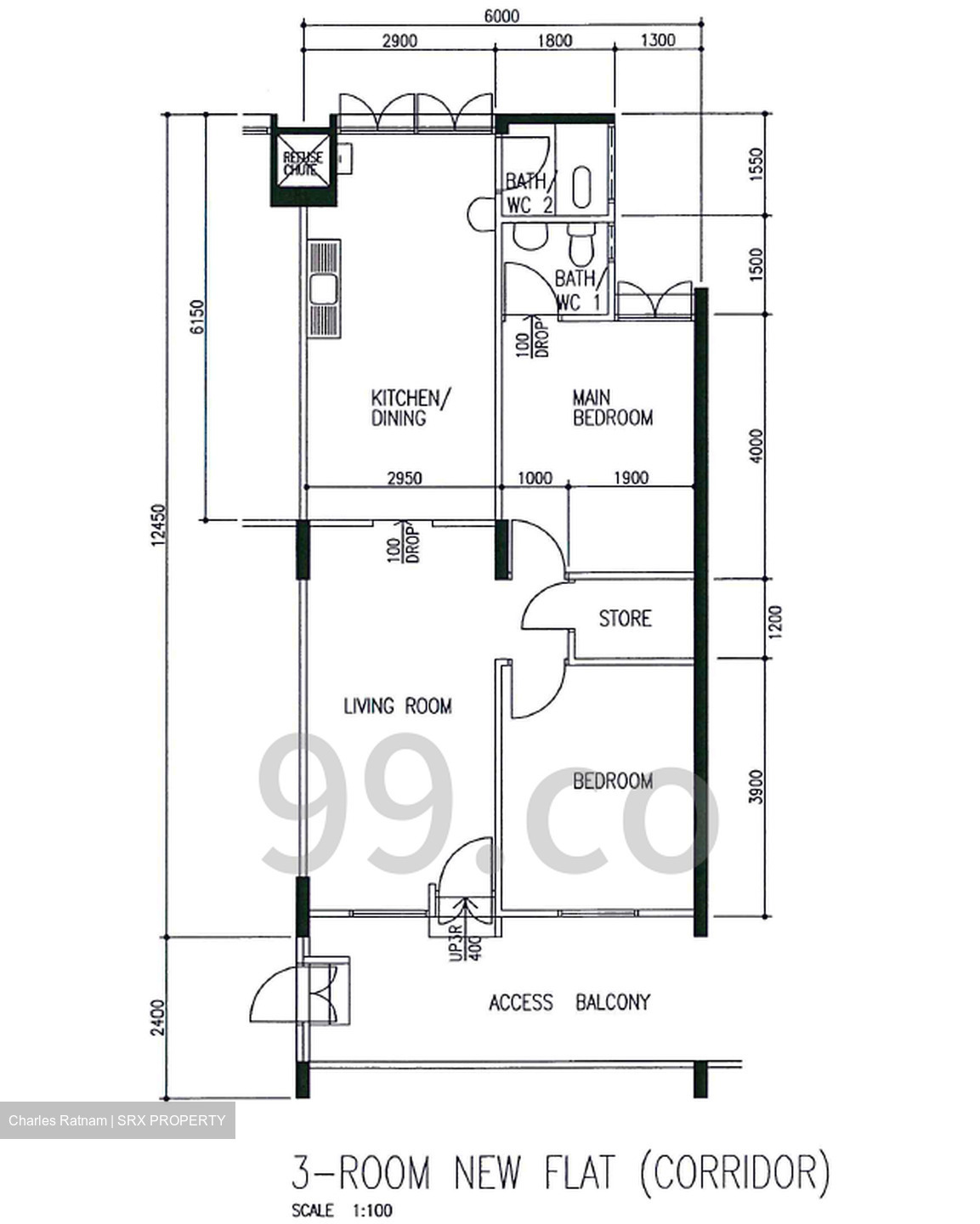 Blk 639 Yio Chu Kang Heights (Ang Mo Kio), HDB 3 Rooms #622605161